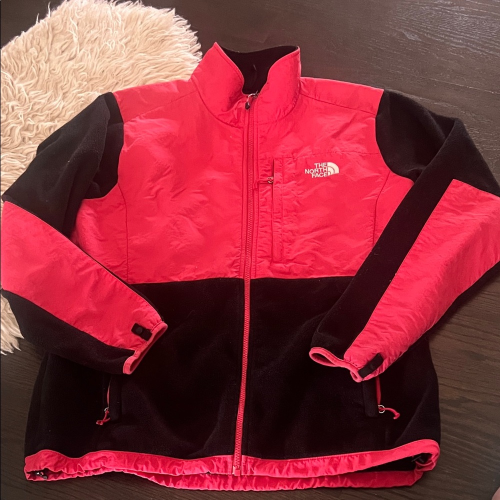 The North Face woman’s  pink Red and Black Jacket